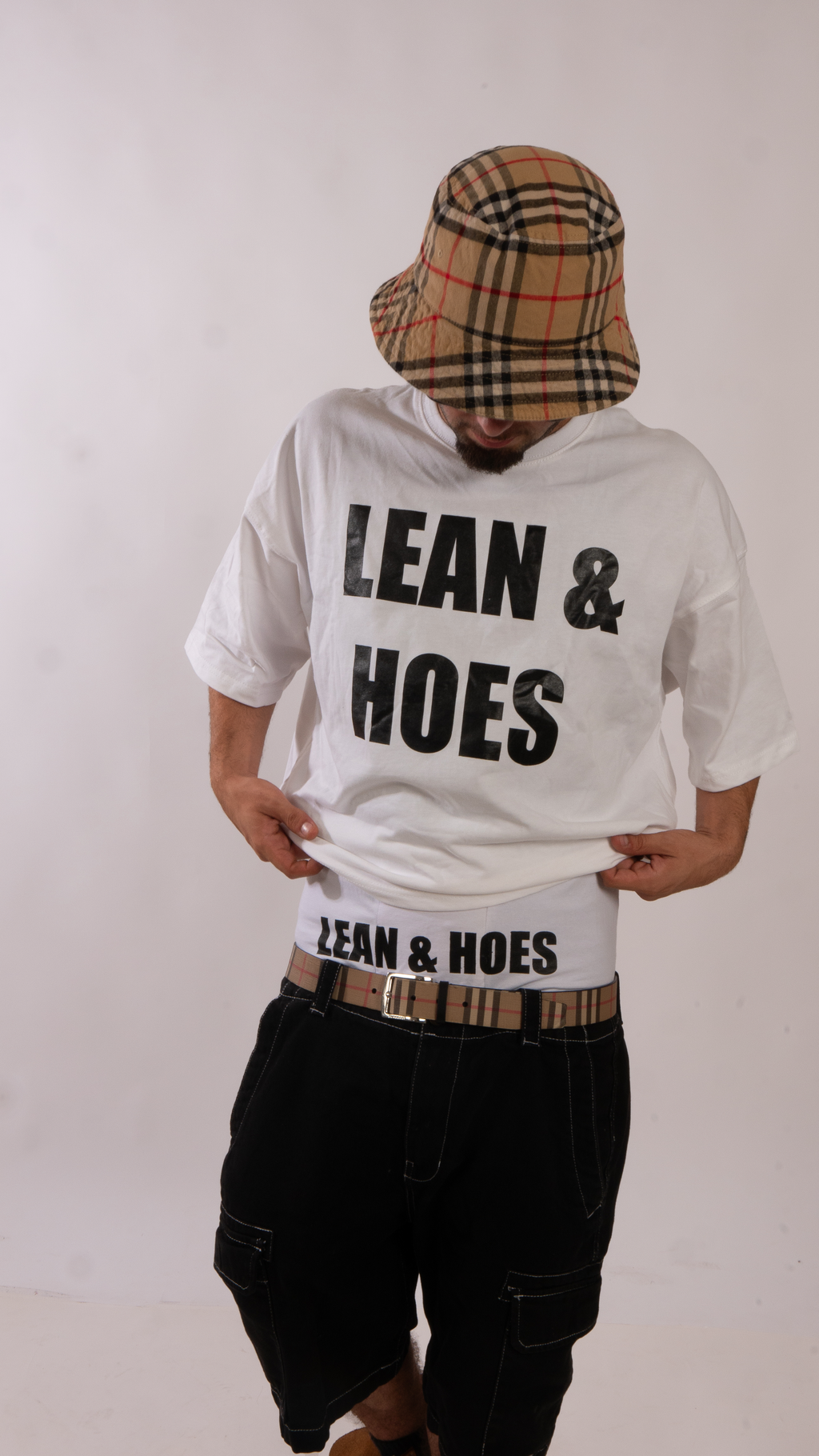Cropped "Lean & Hoes" T-Shirt